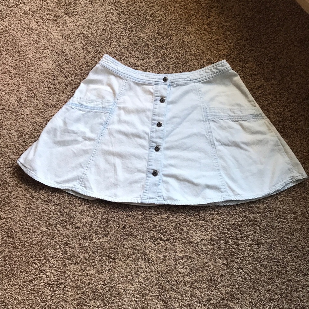 REDUCED - Free People Light Denim Skirt